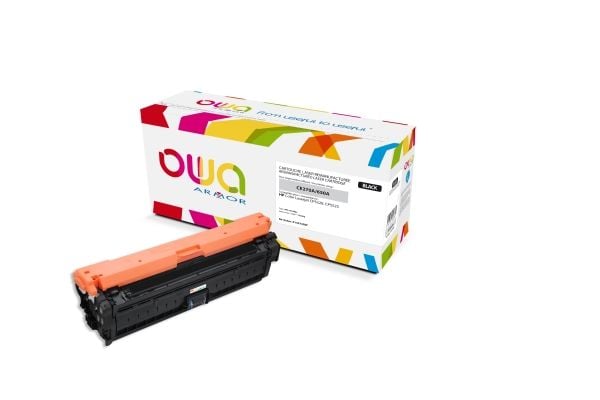 Armor OWA - Musta - yhteensopiva - uudelleen valmistettu - värikasetti - HP Color LaserJet Enterprise CP5525dn, CP5525n, CP5525xh, M750dn, M750n, M...