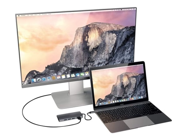 Satechi Multi-Port Adapter V2 Dock st., USB 3.2 Gen 1 (3.1 Gen 1) Type-C, Harmaa, MicroSD (TransFlash), SD, HDMI, RJ-45, USB 3.2 Gen 1 (3.1 Gen 1) ...
