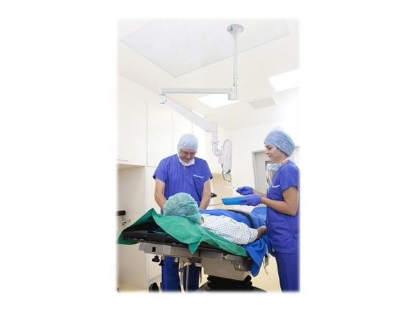 Neomounts FPMA-HAC100HC - Fäste - fullständig rörelse - för LCD-display - medicinsk - vit - skärmstorlek: 10"-32" - takmonterbar
