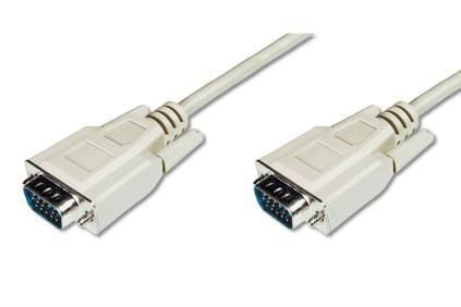 ASSMANN - VGA-kabel - HD-15 (VGA) (hann) til HD-15 (VGA) (hann) - 1.8 m - formstøpt - beige