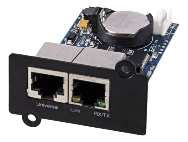 PowerWalker SNMP Card 2 - Adapter for fjernstyrt administrasjon - 100Mb LAN - 100Base-TX - for PowerWalker VI 1000 RLP, VI 2000 RLP, VI 3000 RLP