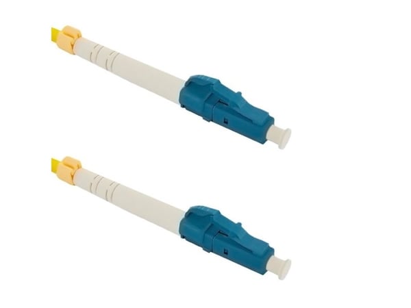 Qoltec - Koblingskabel - LC/UPC-enkeltmodus (hann) til LC/UPC-enkeltmodus (hann) - 0.5 m - fiberoptisk - simpleks - 9 / 125 micron - G.652D - halog...