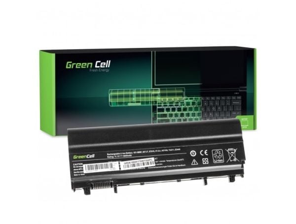 Green Cell - Batteri til bærbar PC (tilsvarer: Dell N5YH9, Dell VV0NF) - litiumion - 9-cellers - 6600 mAh - svart - for Dell Latitude E5440, E5540