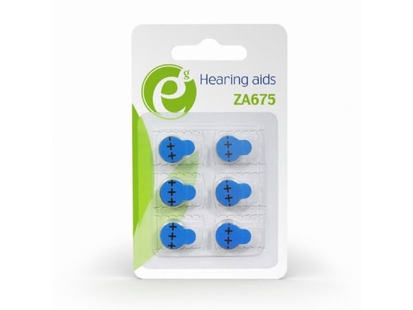 Gembird ZA675 - Batteri 6 x 675 - Zink-luft