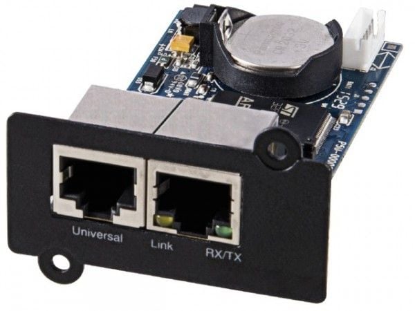 PowerWalker SNMP Card 2 - Adapter for fjernstyrt administrasjon - 100Mb LAN - 100Base-TX - for PowerWalker VI 1000 RLP, VI 2000 RLP, VI 3000 RLP