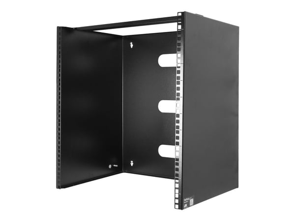 StarTech.com WALLMNT12, Seinään asennettava laitekehikko, 12U, 56,7 kg, 8,7 kg, Musta