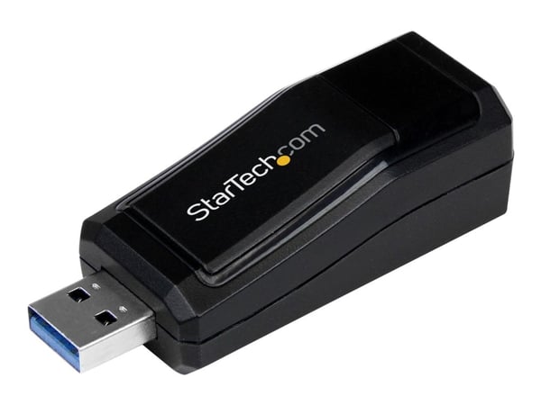 Startech USB 3.0 to Gigabit Ethernet NIC Network Adapter - 10/100/100 Mbps Network Adapter - USB to Ethernet LAN Adapter - USB to RJ45 (USB31000NDS...