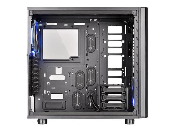 Thermaltake View 31 TG - ARGB Edition - tower - ATX - sidepanel med vindu (herdet glass) - ingen strømforsyning (PS/2) - svart - USB/lyd