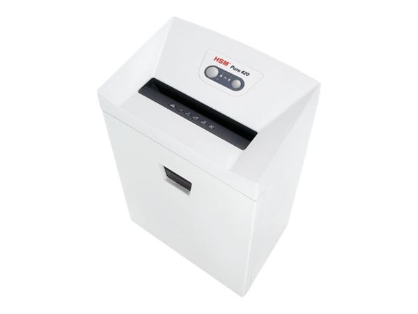 HSM Pure 420 - Makulator - partikkelkutt - 1.9 x 15 mm - E-4, F-2, P-5, T-5 HSM Pure 420 - Makulator - partikkelkutt - 1.9 x 15 mm - E-4, F-2, P-5, T-5