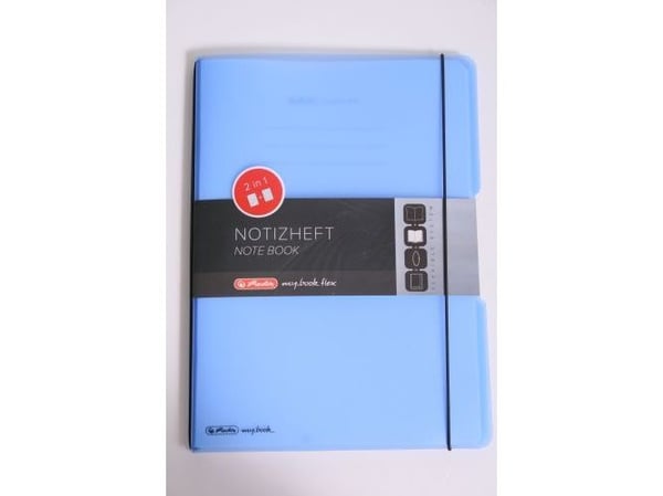 Herlitz my.book flex, Sininen, A4, 40 arkkia, 80 g/m², Neliöpaperi