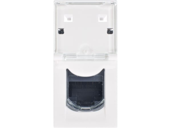Legrand 0 765 61, RJ-45, 1 moduuli(a), UTP, Valkoinen, 22,5 mm, 25,2 mm