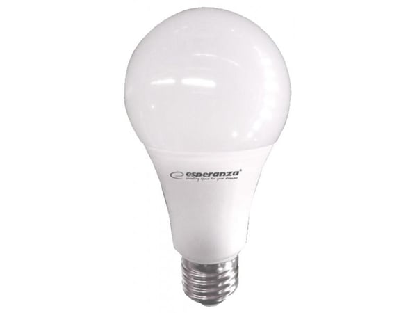 Esperanza - LED-lyspære - form: A70 - E27 - 16 W (ekvivalent 90 W) - klasse A+ - varmt hvitt lys - 3000 K