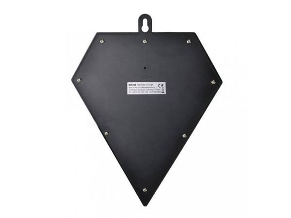 Maclean MCE168, Vegglys, Sort, Blå, IP65, Overflatebehandlet, Translucent, Bevegelse sensor, Skumringssensor