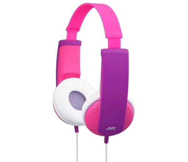 JVC TINYPHONES HA-KD5 - Hodetelefoner - full størrelse - kablet - rosa