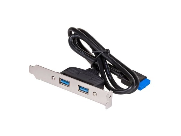 Akyga AK-CA-47 - USB-panel - USB typ A (hona) till 20 pin (hona) - 40 cm