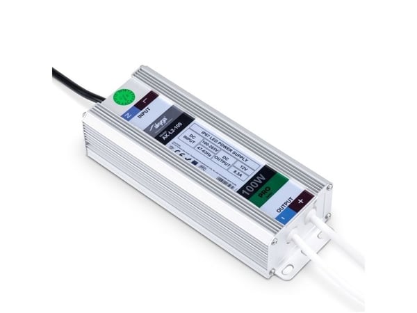 Akyga - Pro Series - LED-driver - 100 Watt - 8,3 A (uisolert ledning)