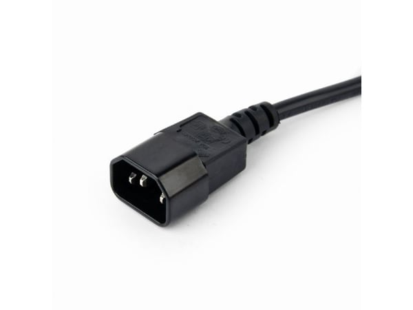 Gembird EG-PSU3-01, 0,6 m, Sisätila, Tyyppi F, Tyyppi C, Musta, 3 AC-pistorasia(a)