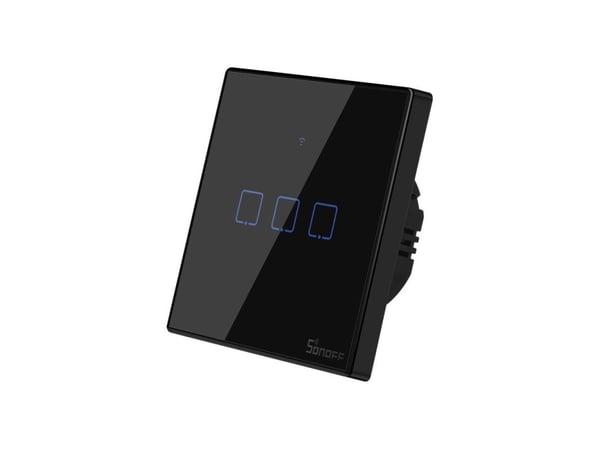 Kosketusvalokytkin WiFi + RF 433 Sonoff T3 EU TX (3-kanavainen)