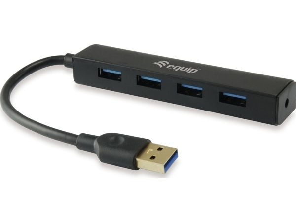 Equip 128953, USB 3.2 Gen 1 (3.1 Gen 1) Type-A, USB 3.2 Gen 1 (3.1 Gen 1) Type-A, 5000 Mbit/s, Lajittelu, Muovi, USB, USB