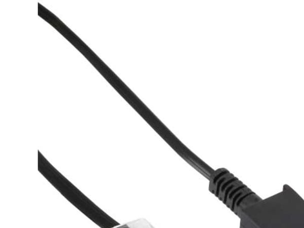 InLine 18520, 20 m, TAE-F, RJ45, Hankjønn, Hankjønn, Sort
