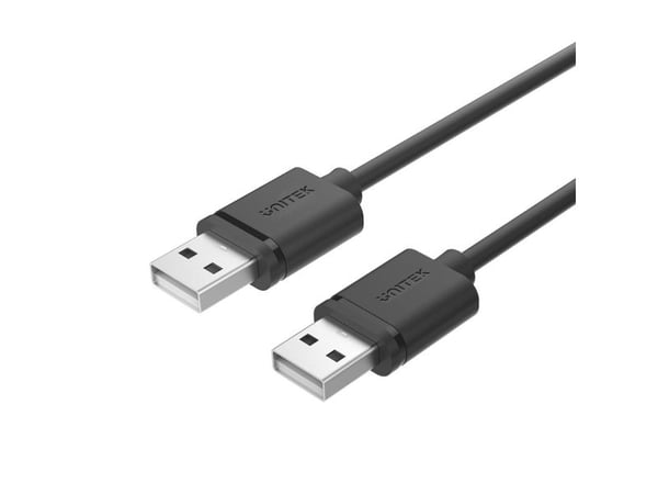 Unitek Y-C442GBK - USB-kabel - USB (hann) til USB (hann) - USB 2.0 - 1.5 m - svart