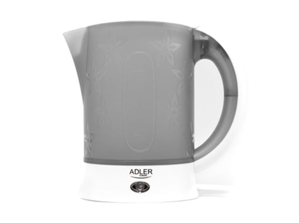 Adler AD 1268, 0,6 l, 600 W, Grå, Plast, Vannivåindikator