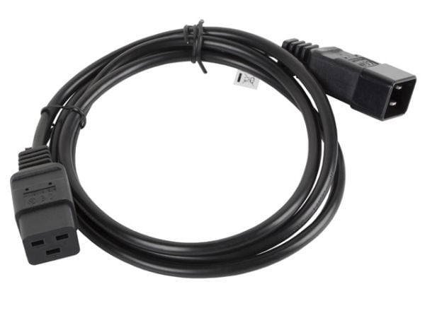 Lanberg CA-C19E-10CC-0018-BK, 1,8 m, C19 liitin, C20 liitin