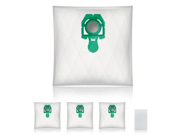 Wessper pölynimuripussi Zelmer Syrius Orion Cobra ZZMB01, IZ-49.4120PF, 49.4120, Safbag Green - synteettinen 4 kpl + suodatin