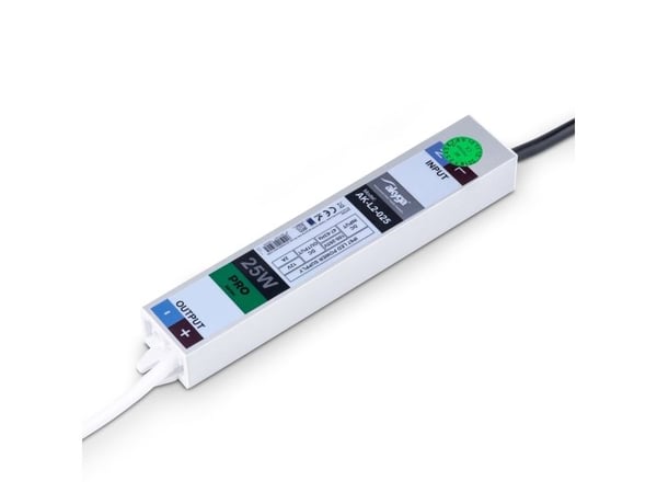 Akyga Pro Series AK-L2-025 - Strømadapter - AC 100-265 V - 25 watt