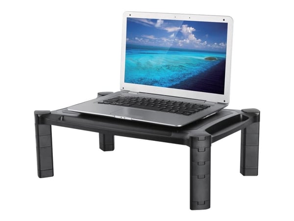 Neomounts NSMONITOR20 - Stativ - for skjerm / notebook - svart - skjermstørrelse: 10"-32" - skrivebord