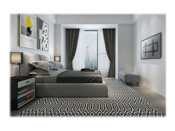 Neomounts PLASMA-WKIT1 - Brakett - fast - for flatpanel - svart - skjermstørrelse: 23"-55" - veggmonterbar