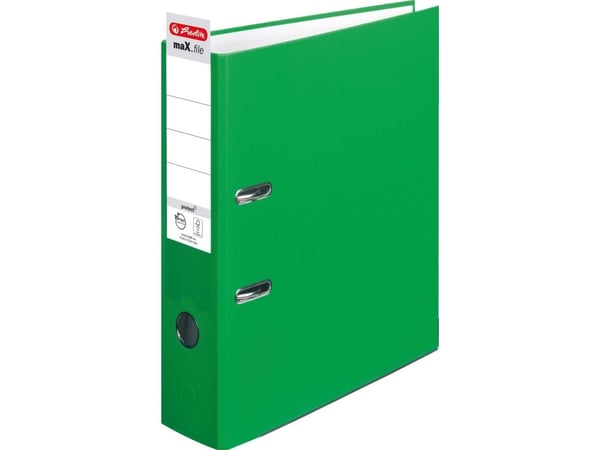 Herlitz maX.file, A4, D-ring, Förvaring, Polypropylen (PP), Grön