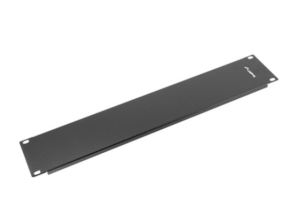 Lanberg - Täckpanel - RAL 9004, svart - 2U - 19"