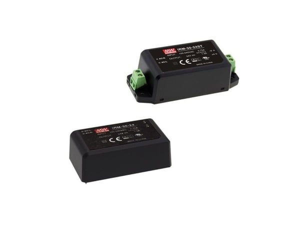 MEAN WELL IRM-30-5 Strømforsyning 30 W Svart (IRM-30-5)