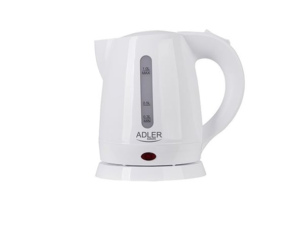 Adler AD 1272, 1 l, 1600 W, Hasselnøtt, Hvit, Plast, Vannivåindikator