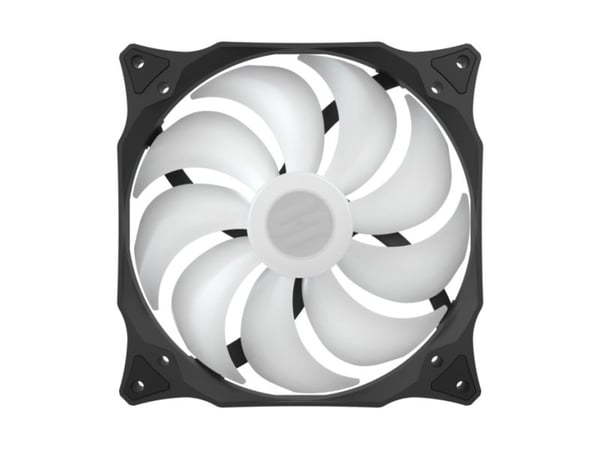 SilentiumPC Stella HP RGB 140 PWM, Vifte, 14 cm, 800 RPM, 1800 RPM, Sort, Hvit