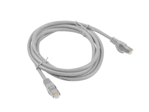 Lanberg - Koblingskabel - RJ-45 (hann) til RJ-45 (hann) - foliebelagt uskjermet tvinnet kabelpar (F/UTP) - CAT 6 - formstøpt, uten hindringer, fler...