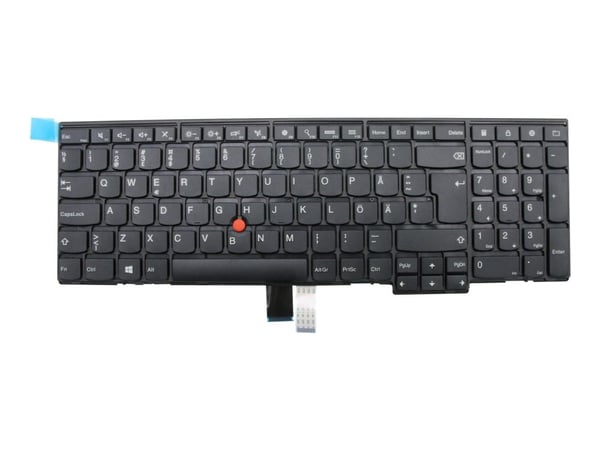 Chicony - Ersättningstangentbord för bärbar dator - med Trackpoint - QWERTY - svensk - FRU, CRU - Tier 2