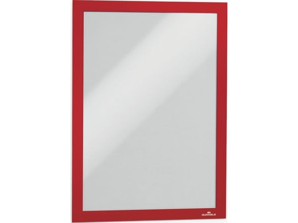Durable DURAFRAME, A4, Röd, 10 styck