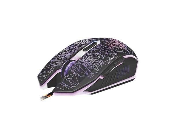 LogiLink ID0185, Koblet med ledninger (ikke trådløs), USB, Membrannøkkelbryter, QWERTY, RGB LED, Sort