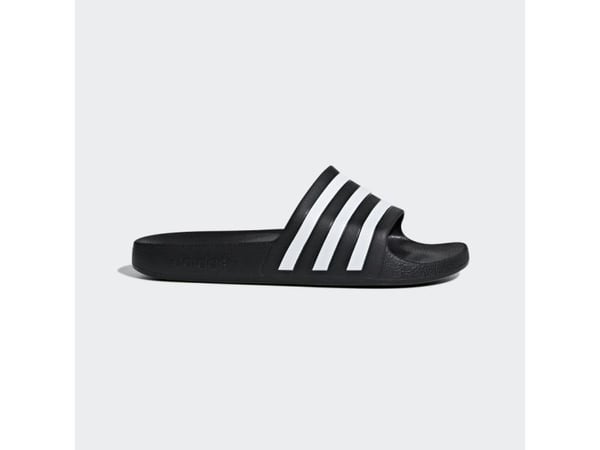 Adidas Adilette Aqua Slides, Unisex, Voksen, Svart, Hvit, Mønster