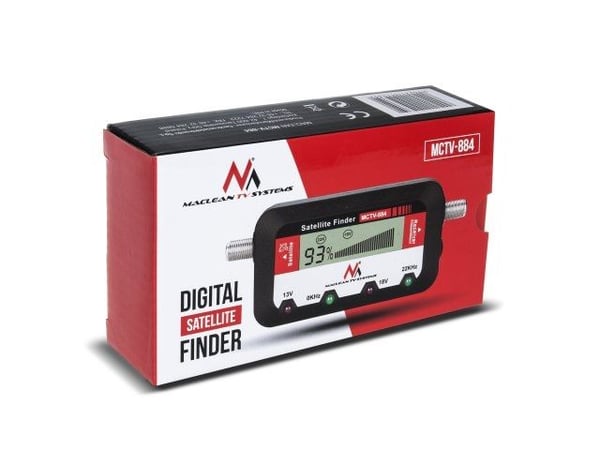 Maclean MCTV-884, 75 ohm (O), LCD, 950000 - 2150000 Hz