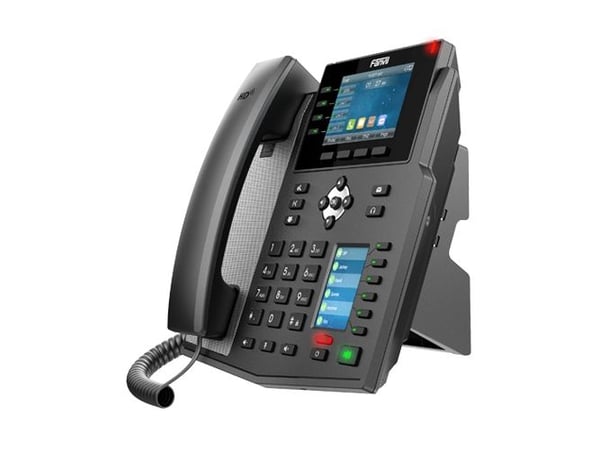 Fanvil X5U, IP-telefon, Svart, Trådbunden telefonlur, Skrivbord/vägg, 16 linjer, 2000 poster