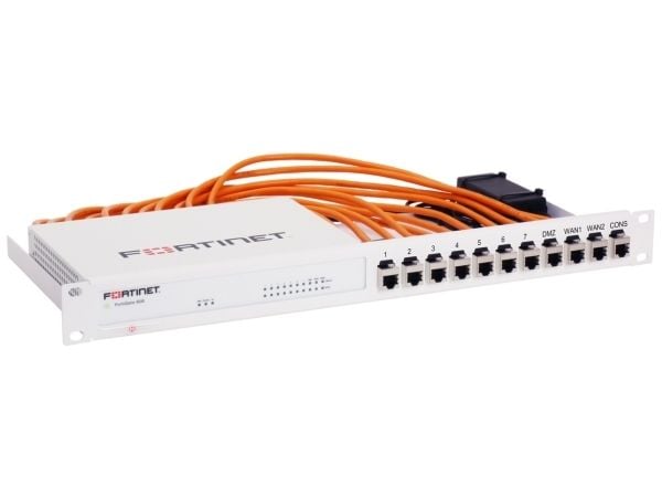 Rackmount.IT RM-FR-T10I - Rack-monteringssett - RJ-45 X 11 - RAL 9003, signalhvit - 1U - 19"