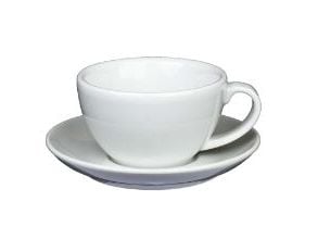 Kop cappuccino Latte Art 20cl Porcelæn hvid,6 stk/pk