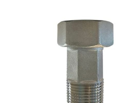 Vandmålerforskruning 3/4''x1'' - Vandmålerforskruning TEAB 3/4'' nippel x 1'' omløber