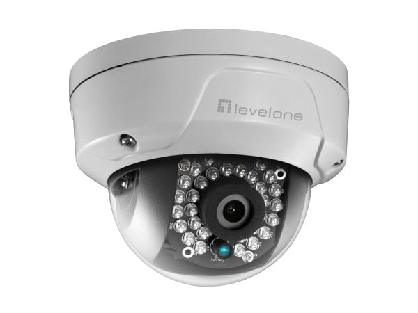 LevelOne GEMINI series FCS-3402 - Nettverksovervåkingskamera - kuppel - utendørs, innendørs - hærverks- / værbestandig - farge (Dag og natt) - 2 MP...