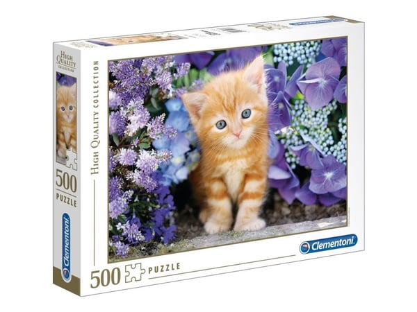 Clementoni High Quality Collection - Ingefärafärgad katt - pussel - 500 delar