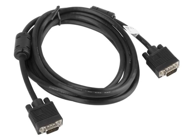 Lanberg - VGA-kabel - HD-15 (VGA) (hann) til HD-15 (VGA) (hann) - 3 m - svart