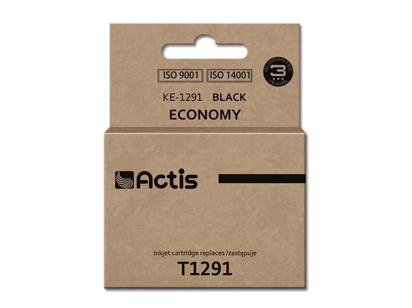 Actis KE-1291, Standard utskriftsproduksjon, Fargestoffbasert blekk, 18 ml, 1 stykker, Enkeltpakke